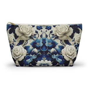 Floral Makeup Bag | Accessory Pouch | Cosmetic Organizer | Travel Essentials | Gift for Her | Floral Design