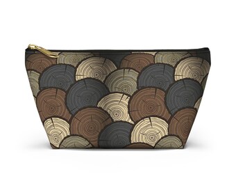 Nature-Inspired Accessory Pouch - Forest Vibe, Ideal for Travel, Makeup, or Organizing Essentials, Eco-Friendly Gift