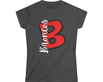 Broncos B Monogram T-Shirt | Scripted 'Broncos' Vertical