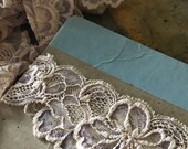 Cream - Stretch lingerie lace Beautiful floral - 1 yard very limited