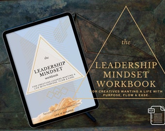 The Leadership Mindset Workbook and Success Planner | thought leadership | Entrepreneur | Strategic thinking Journal Goodnotes