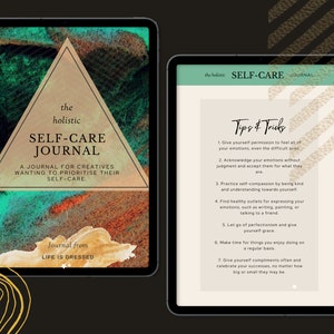 Holistic Self Care Journal Self Care Planner Journal Mindfulness Journal Mental Health Wellness Journal Gratitude Journal iPad image 4