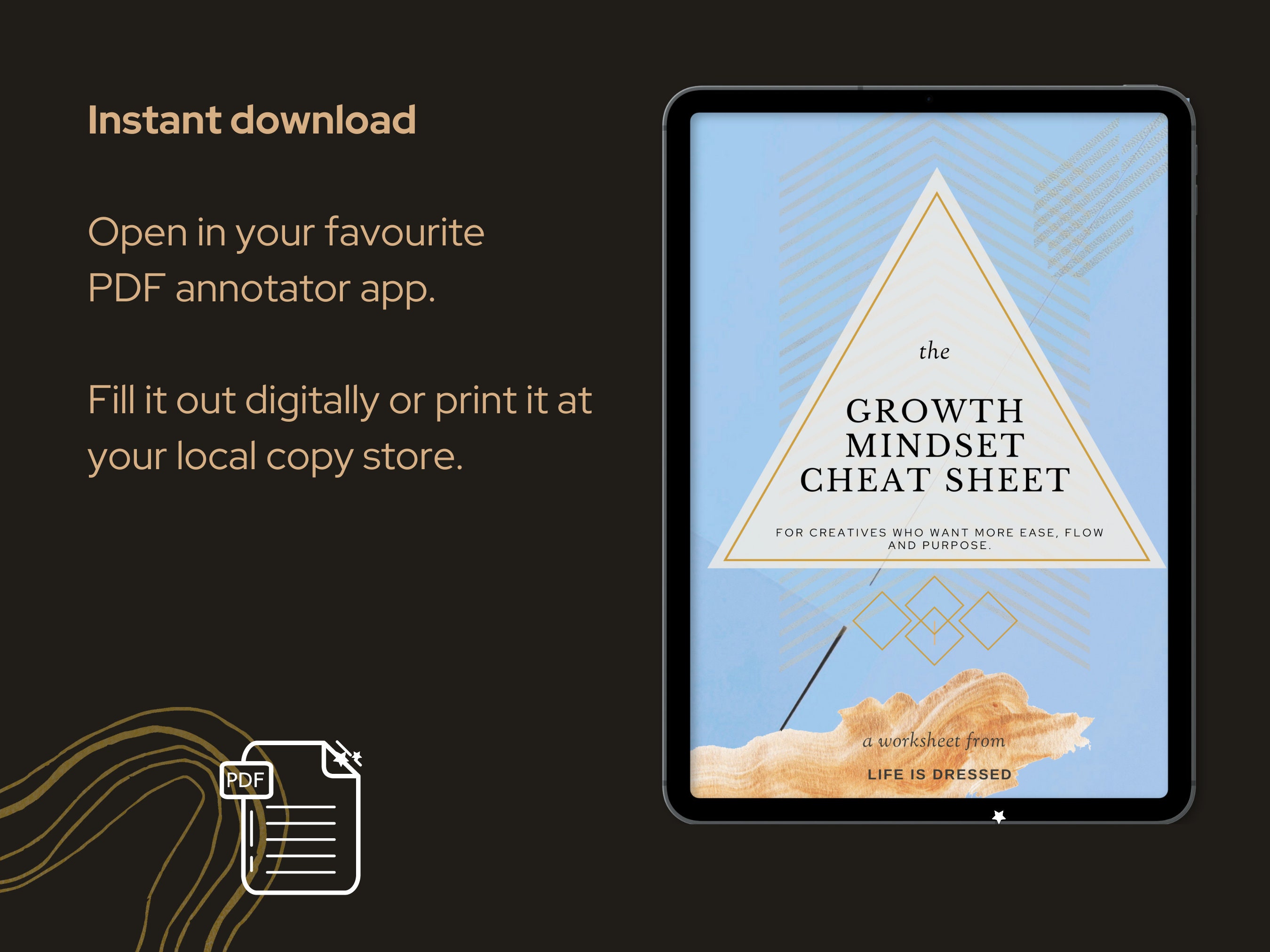 Growth Mindset Cheat Sheet Clarity Journal Small Business Journal