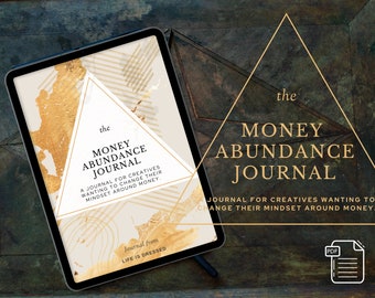 MONEY ABUNDANCE Journal Digital | Printable | Pages | Manifest Planner PDF | Money  Worksheet | Dream Manifestation | Finance