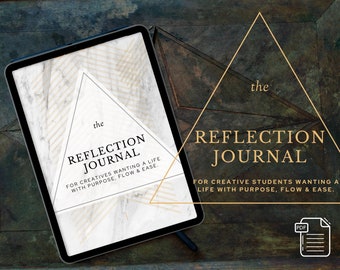 Digital Reflection Journal | 111 Pages | Reflection Journal for iPad, GoodNotes | Mindfulness Journal | Self Care Journal | Gratitude