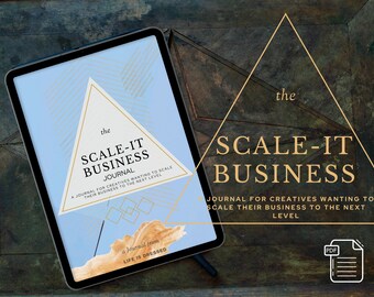 Scale It Business Journal | Business Workbook | Clarity Journal | Small business Journal | Digital Journal |iPad