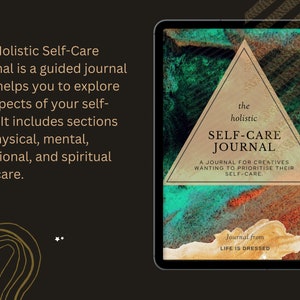 Holistic Self Care Journal Self Care Planner Journal Mindfulness Journal Mental Health Wellness Journal Gratitude Journal iPad image 2