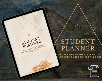 Student Planner | Academic Planner 2022-2023 | College Planner | Study Planner for Goodnotes, Notability | School iPad Planner