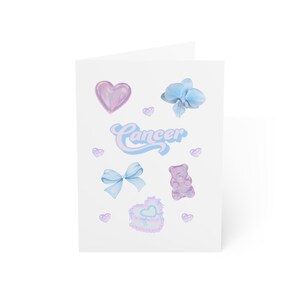 Astrology Birthday Card - Cancer