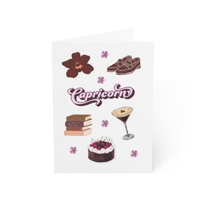 Carte d'anniversaire astrologie - Capricorne