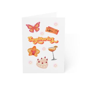 Astrology Birthday Card - Sagittarius