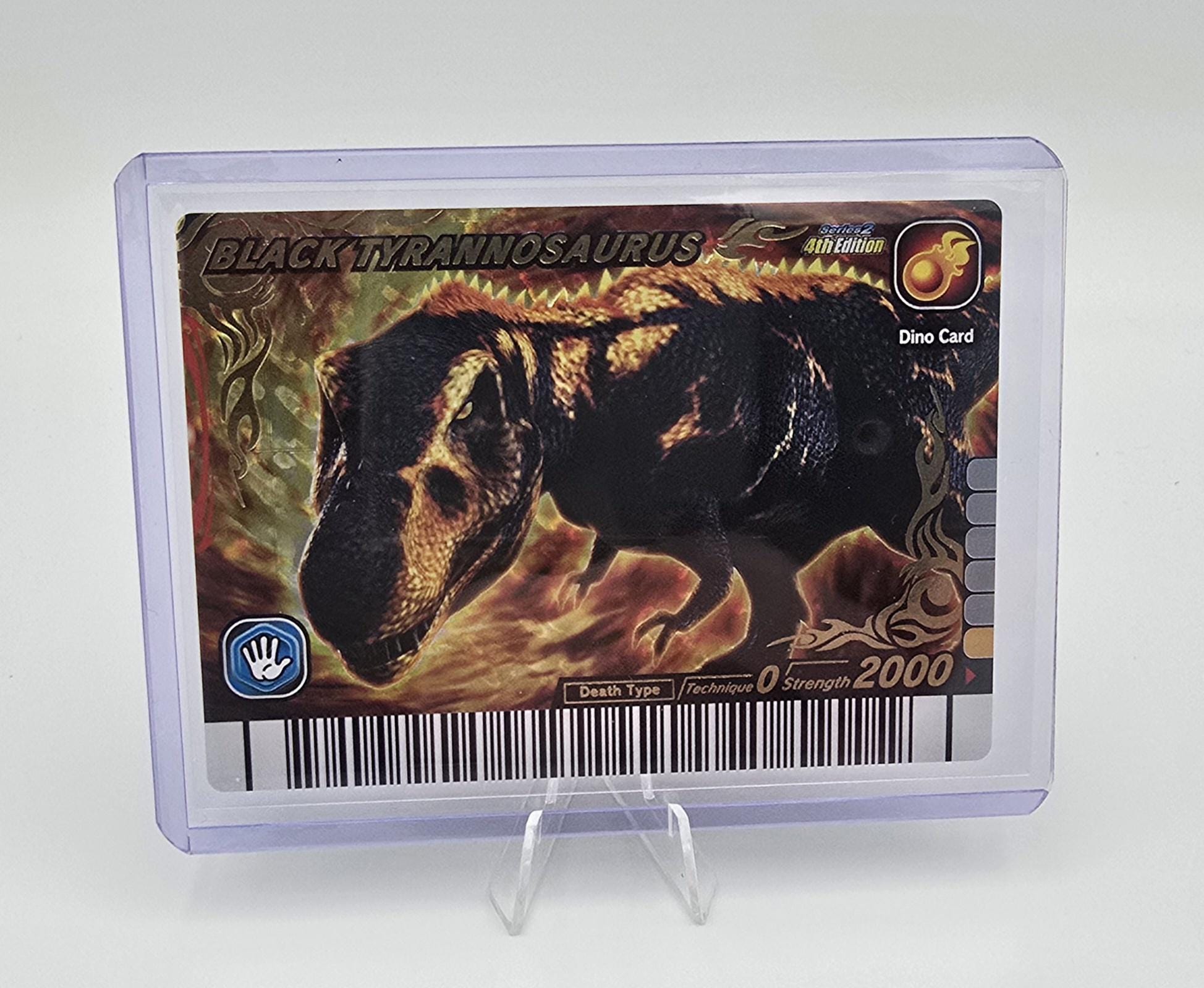 Black Tyrannosaurus Rex - Dinosaur King Arcade Collector Card