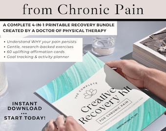 Chronic Pain Recovery Kit | Workbook, Affirmations, Planner (Digital Download)