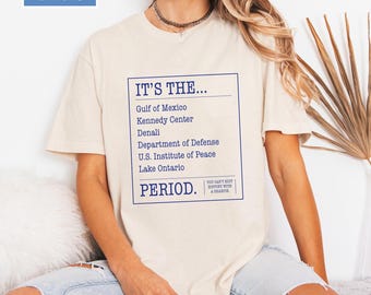 Can't Edit History Unisex Graphic Tee | Gulf of Mexico, Lake Ontario, Kennedy Center