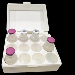 30 ml Bacteriostatic Water Vials Storage Case, Organizer, Peptide Bac Water Storage