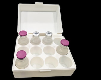30 ml Bacteriostatic Water Vials Storage Case, Organizer, Peptide Bac Water Storage - Fridge Freezer safe