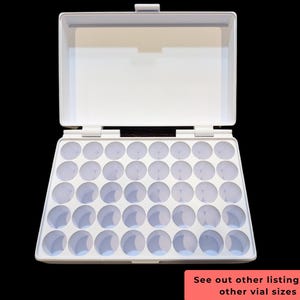5ml, 10ml 3ml Peptides Vials storage, Peptide Storage Box, Medicine Vials Storage Fridge and Freezer safe, Other listings for more sizes