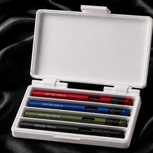 Peptide Pen Storage Box: Supports Peptide V2 Pens, Vials, Needles, Cartridges, Bac Water, etc
