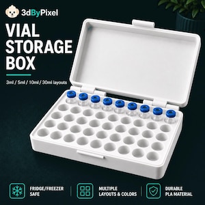 TRT HRT vial organizer on deep teal fabric backdrop