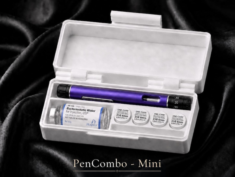 Peptide Pen Storage Box: Supports Peptide V2 Pens, Vials, Needles, Cartridges, Bac Water, etc