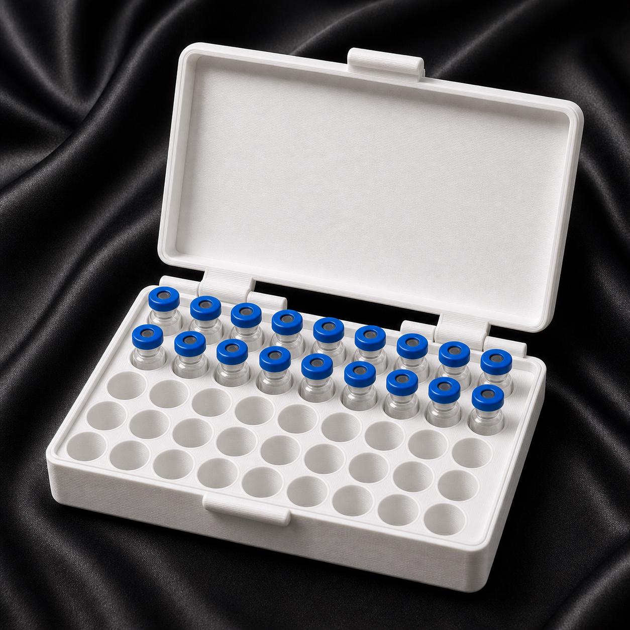 Peptide Vial Storage Box: 3ml, 5ml, 10ml, 30ml