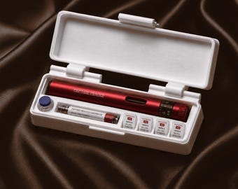GLP-1 Pen & Accessory Storage Box | Injector Pen Vial Needle Organizer