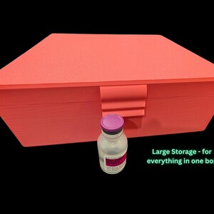 Peptide Supplies Storage Box: Syringes, Needles & Vials Organizer