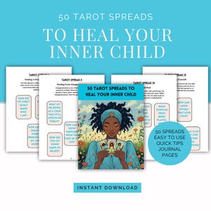 50 Tarot Spreads To Heal Your Inner Child eBook - Digital Download - Printable eBook