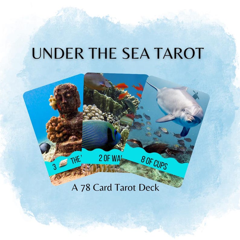 Printable Tarot Cards - Under the Sea Tarot Deck - Etsy