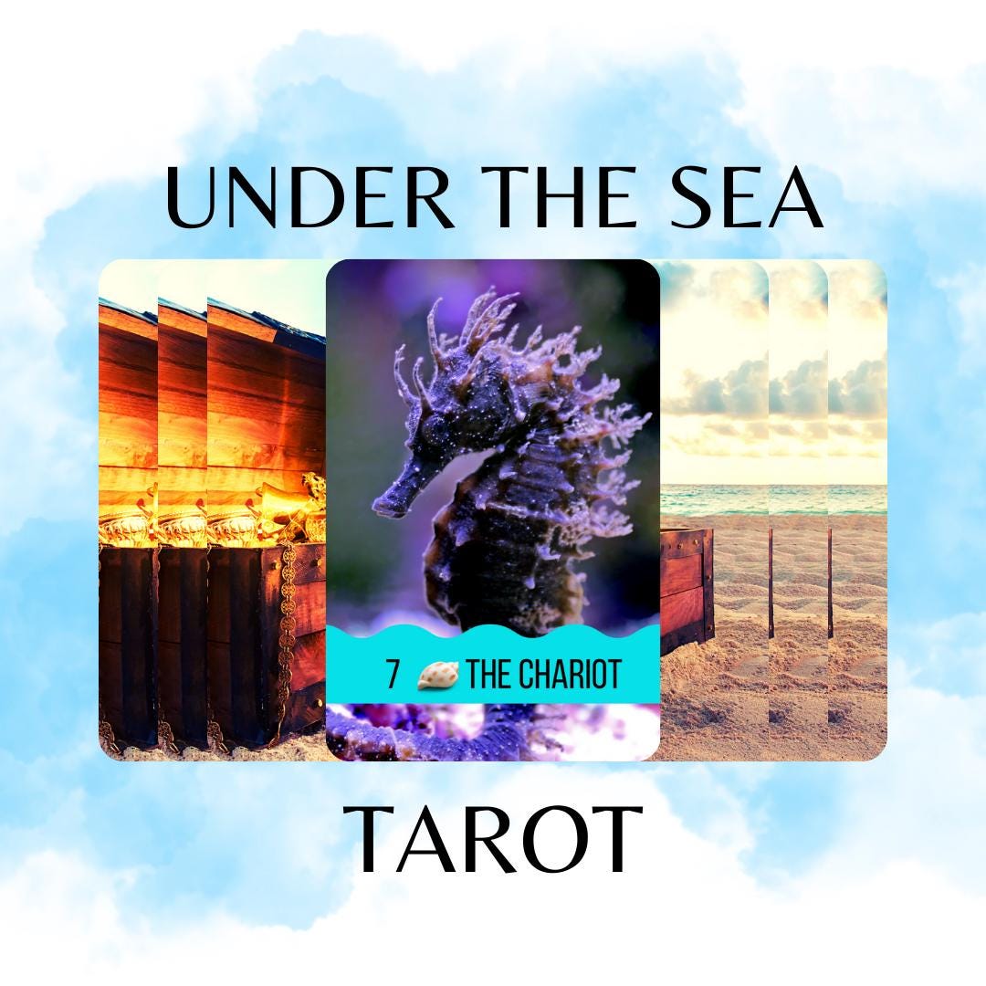 Printable Tarot Cards - Under the Sea Tarot Deck - Etsy