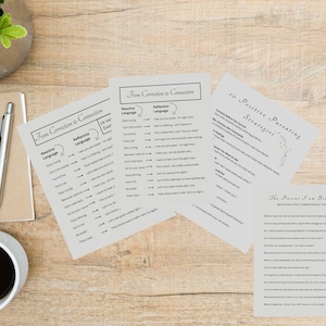 Positive Language Toolkit: Connection Prompts & Calming Phrases for Parents and Educators