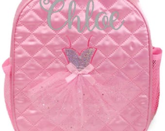 Tutu Sequin Backpack with Personalization