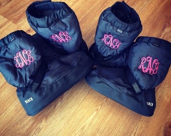 Children's Monogrammed Bloch Warm up Booties