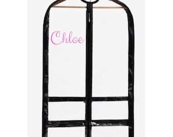 Capezio Clear Garment Bag with Personalization