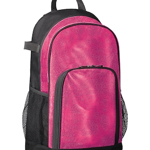 All Out Glitter Backpack with personalization