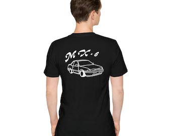 Mazda MX-6 Softstyle Tee: Car Enthusiast Gift, JDM Apparel