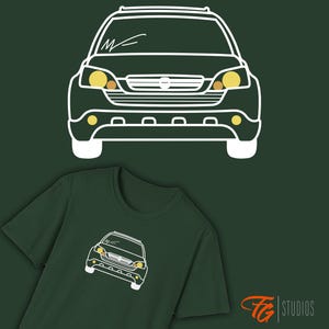 Vintage Honda CRV T-Shirt: 3rd Generation Car Enthusiast Tee