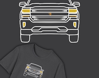 Chevy Silverado Truck T-Shirt: Chevrolet Pickup Tee, Car Lover Gift