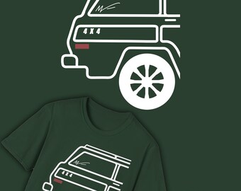 Vintage Off-road Wagon T-Shirt, Adventure Gear Tee, Outdoorsy Clothing, Retro Off-roading Shirt, Off-the-Beaten-Path Apparel