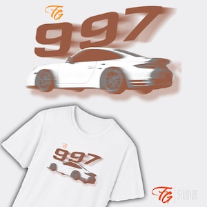 Porsche 911 997 Carrera Unisex Softstyle T-Shirt, Vintage Car Lover Gift, Racing Enthusiast Apparel, Automotive Tee, Porsche Fan Shirt, Car