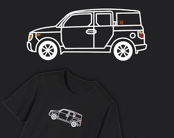 Honda Element T-Shirt | Car Enthusiast Tee, Retro SUV Graphic