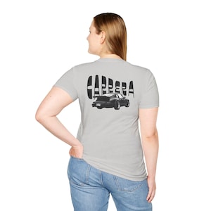 Classic Porsche 911, 930 Carrera Unisex Softstyle T-Shirt, Vintage Car Enthusiast Gift, Automotive Apparel, Racing Fan Shirt, Retro Vehicle