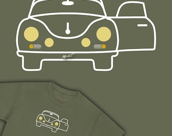Porsche 356 Vintage T-Shirt: Classic Car Enthusiast Tee