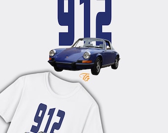 Vintage Porsche 912 T-Shirt: Retro Car Lover Tee
