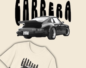 Porsche 911 Carrera 930 T-Shirt: Classic Car Enthusiast Apparel