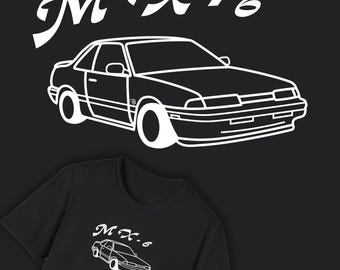 Mazda MX-6 T-Shirt: Car Enthusiast Softstyle Tee