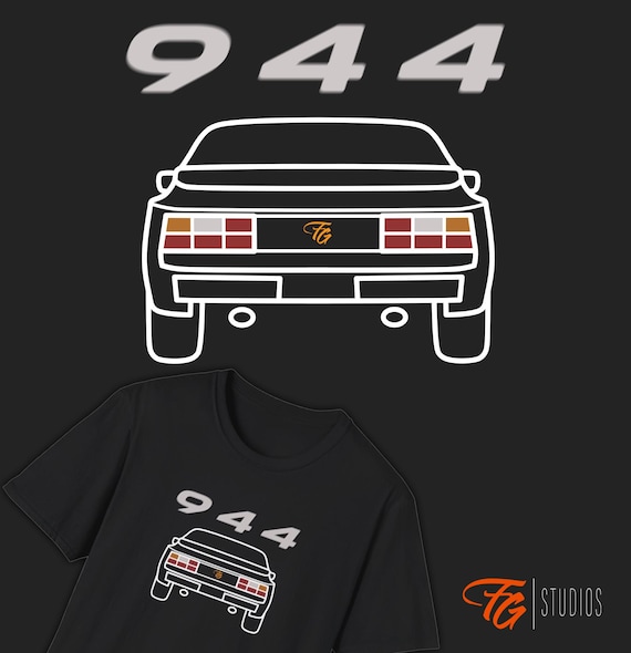 Porsche 944 T-shirt: Vintage Car Lover Apparel - Etsy