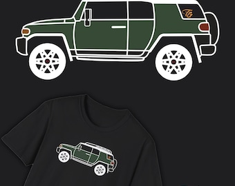 Toyota FJ Cruiser T-Shirt: Off-Road Adventure Tee, Car Enthusiast Gift