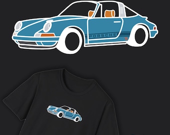 Porsche 911 Singer T-Shirt: Classic Car Enthusiast Tee