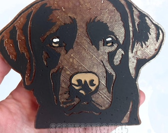 Labrador Car Air Freshener: Scented Dog Car Charm, Pet Lover Gift